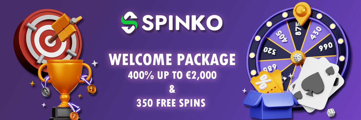 Spinko Casino | 400% bonus up to €2,200 plus 350 free spins